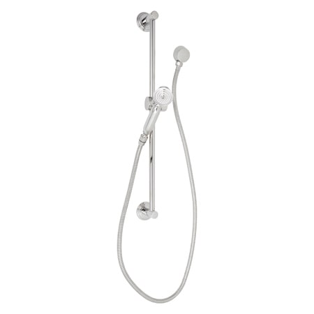 Newport Brass Slide Bar With Single Function Hand Shower Set in Polished Chrome 281D-26